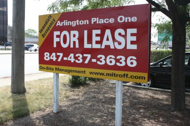Arlington Place One Arlington Heights. This double sided site sign is heavy duty and attractive. 