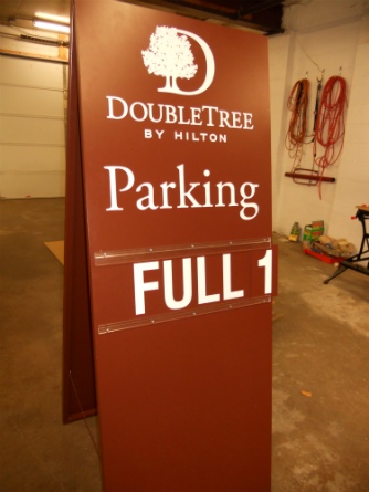 Hilton Doubletree; Exterior Sign
